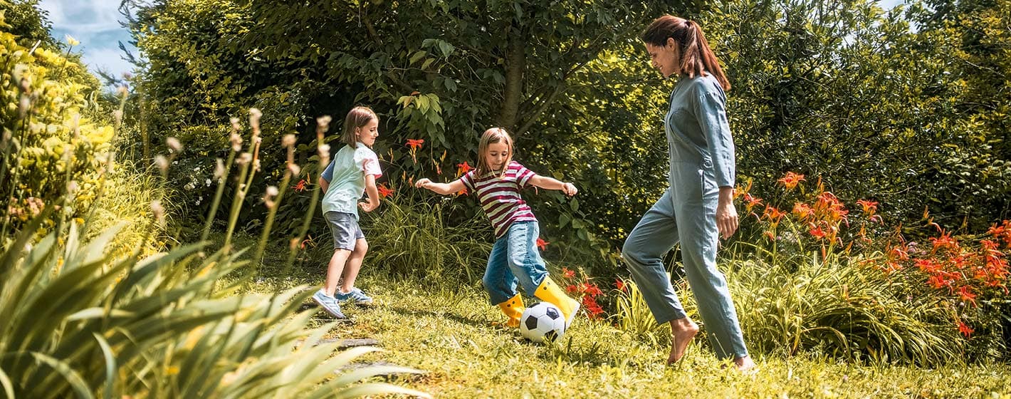 Aktivität mit den Kinder.